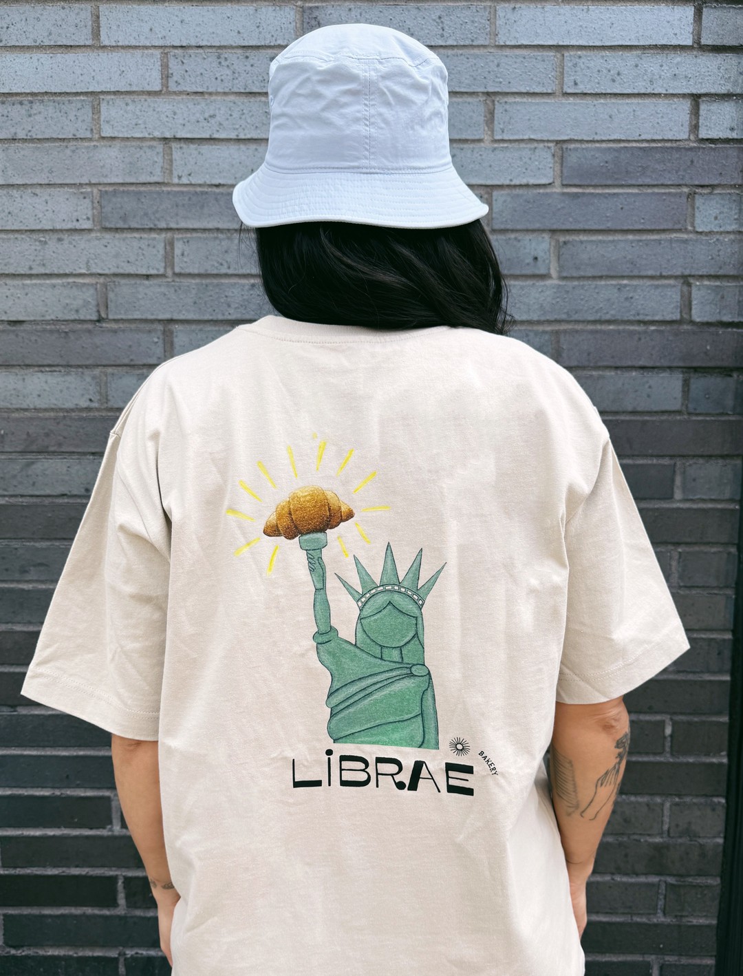 Caps, t-shirts, bucket hats and totes for NYC's famous bakery, Librae. 