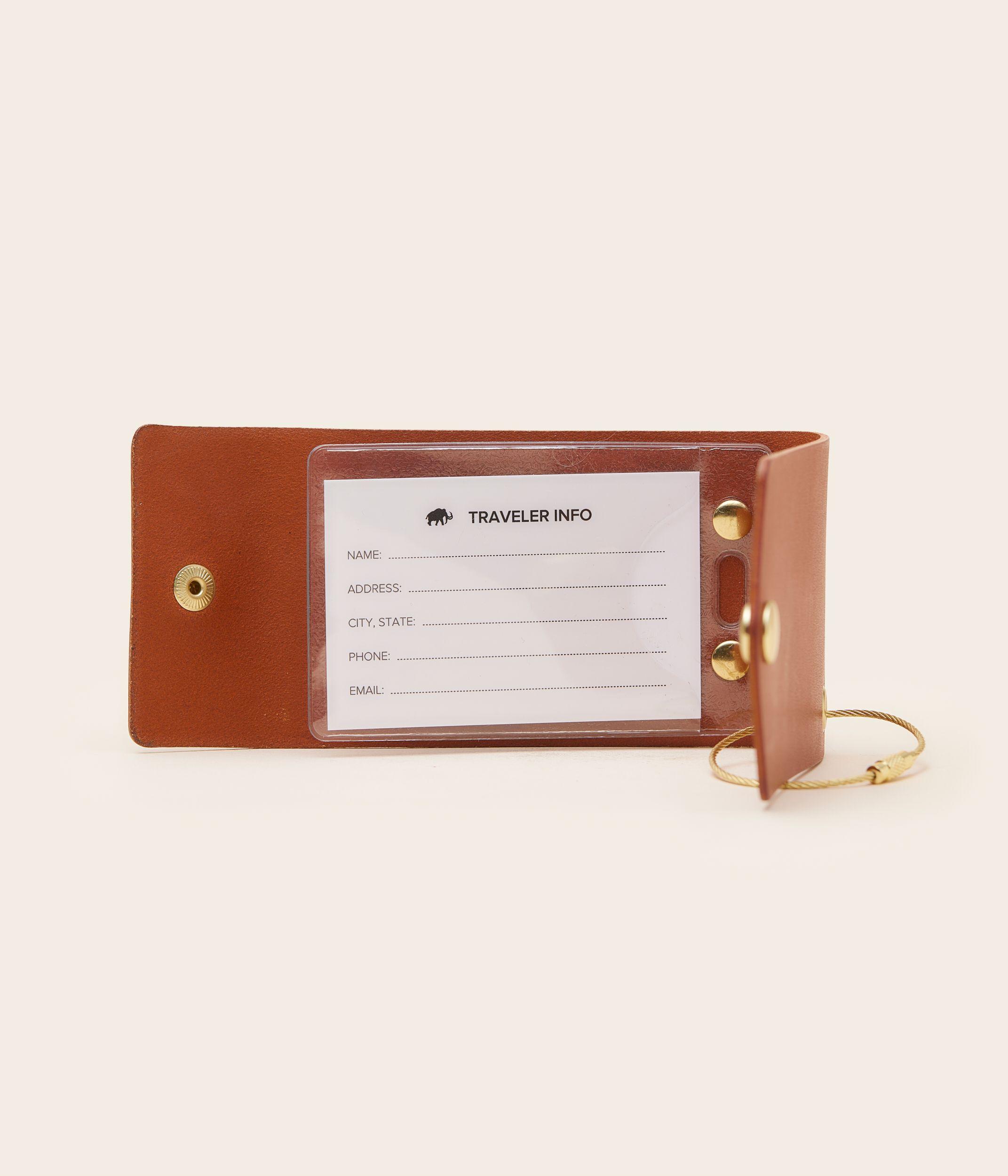 Merchery Leather Luggage Tag - Thumbnail 5