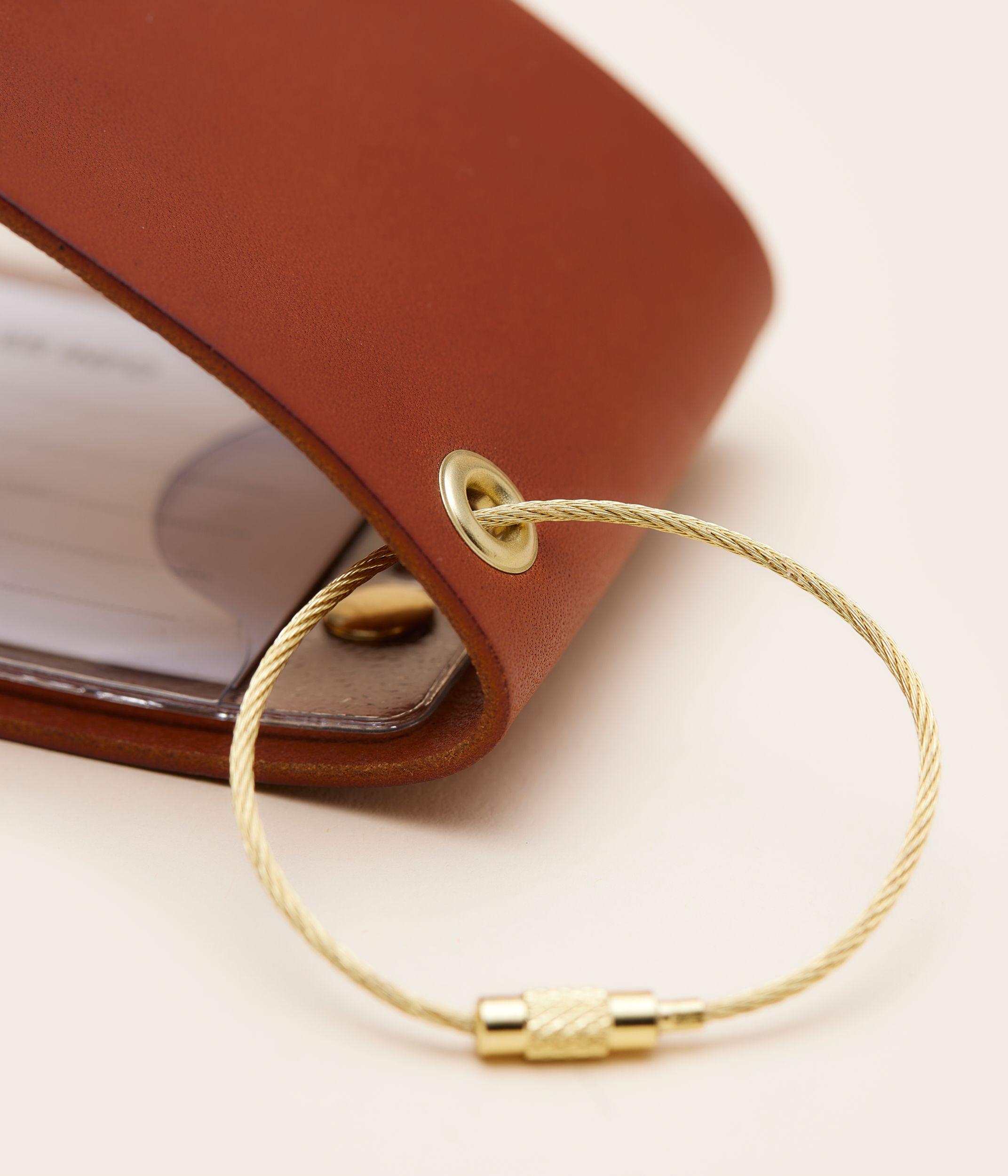 Merchery Leather Luggage Tag - Thumbnail 4