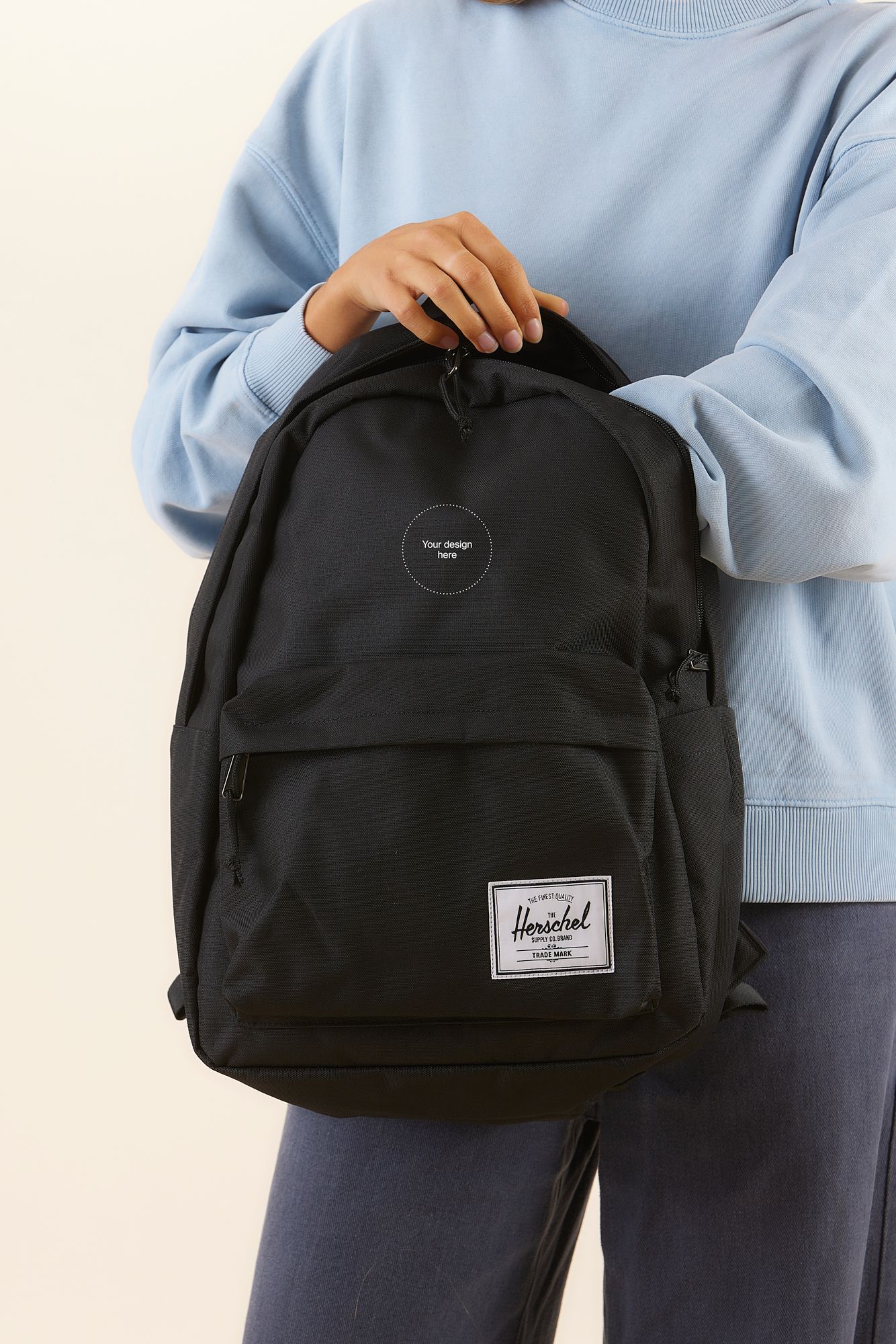 Herschel Backpack With 15 Laptop Sleeve Herschel Heritage Unisex Polyester Navy And Tan Casual Book Bag Herschel Backpack With 15 Laptop Sleeve Herschel Heritage Unisex Polyester Navy And Tan Casual Book Bag
