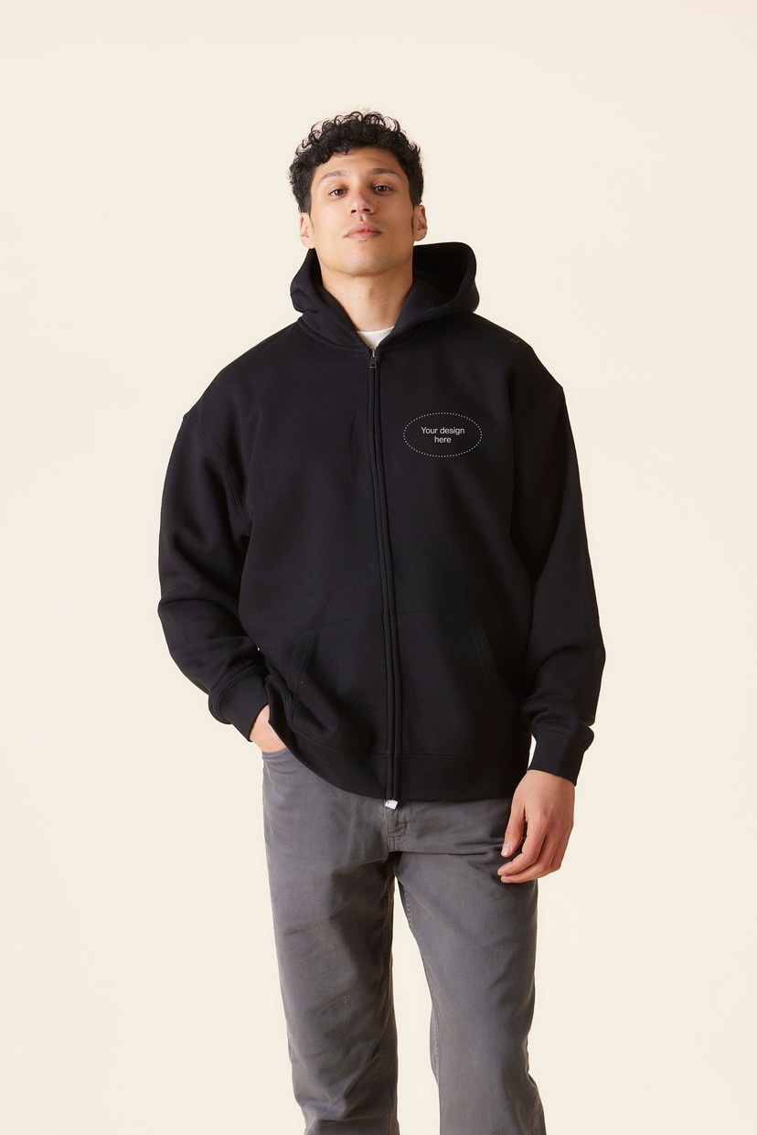 AS Colour zip hoodie