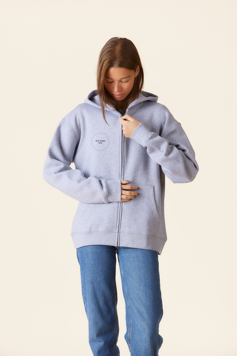 AS Colour zip hoodie