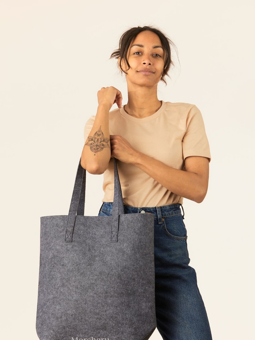 Felt tote
