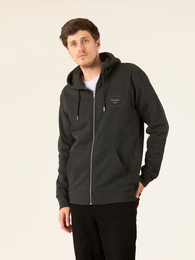 Full zip regular hoodie