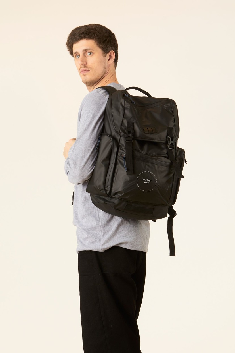 Recycled polyester backpack