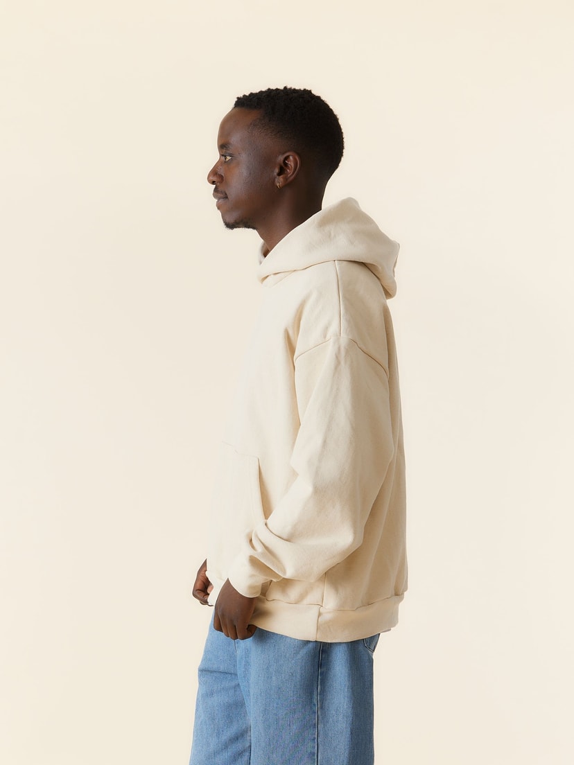Oversized cotton hoodie