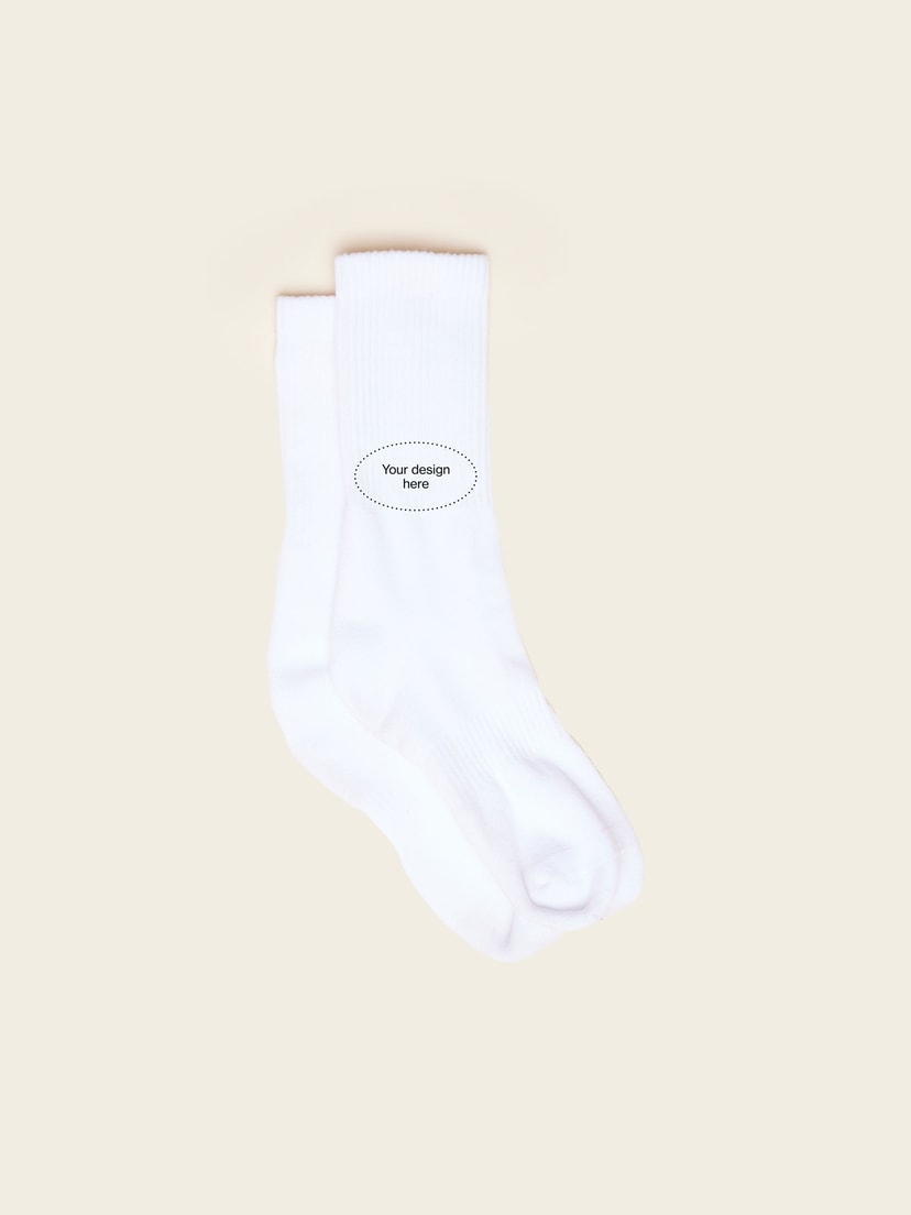 Athletic crew socks