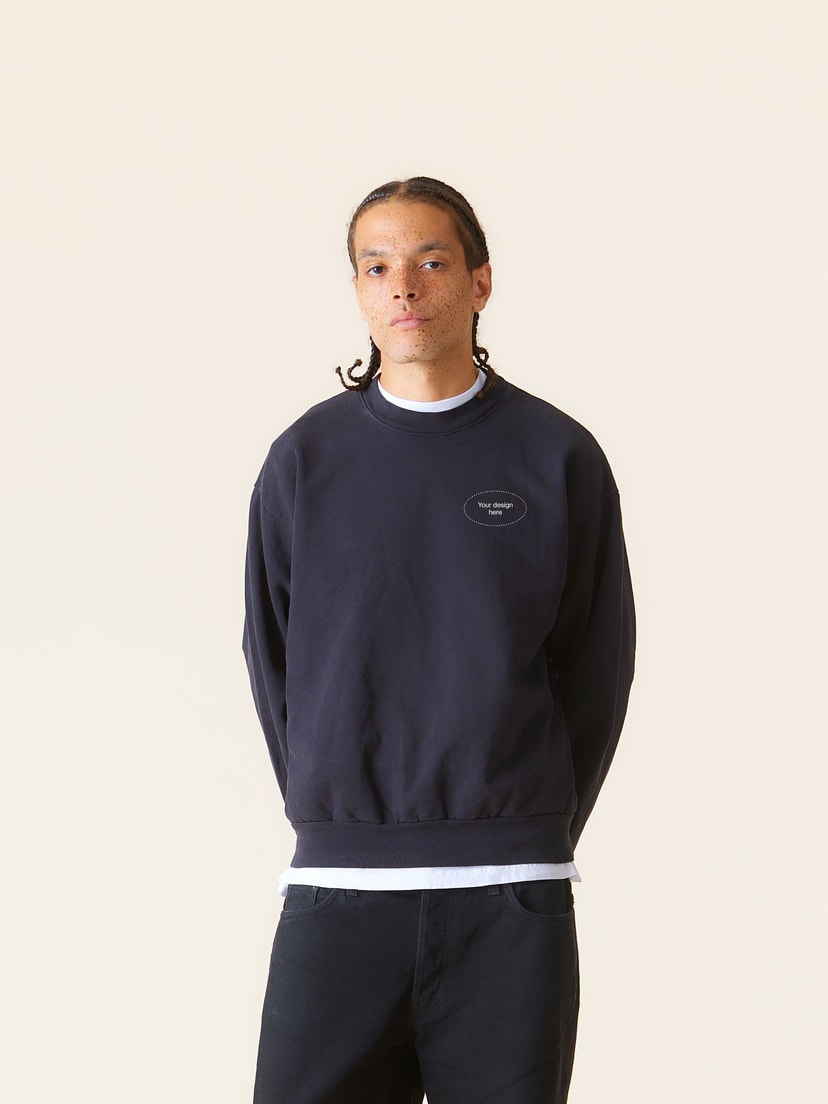 LA Apparel heavy crewneck