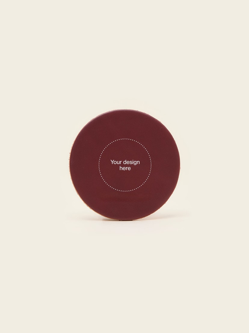 Leather coasters
