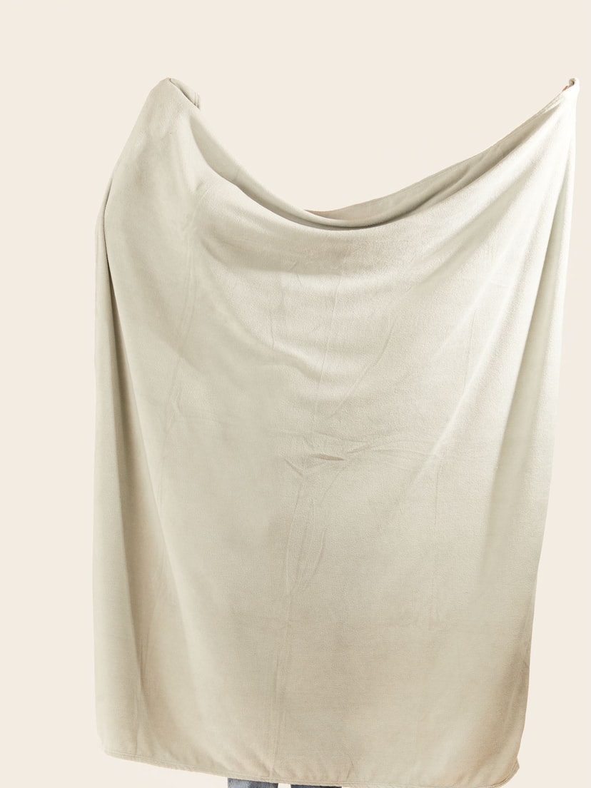 Recycled fleece blanket