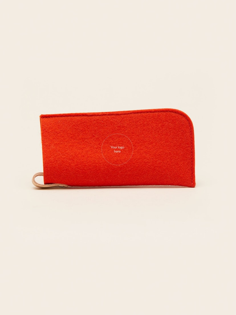 Felt eyeglass sleeve