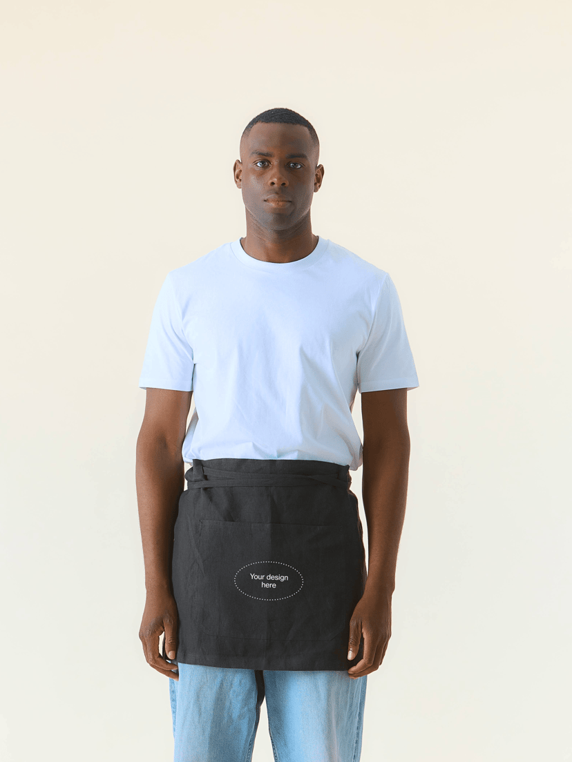 Kinto linen half apron